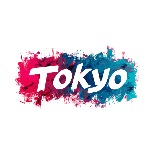 tokyo color splash Design by MK3