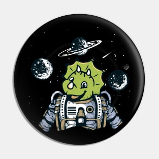 Dinosaur Astronaut Space Pin