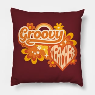 Groovy Teacher Pillow