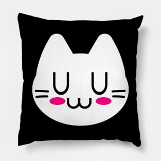 uwu cat Pillow