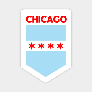 Chicago City Flag Emblem Magnet