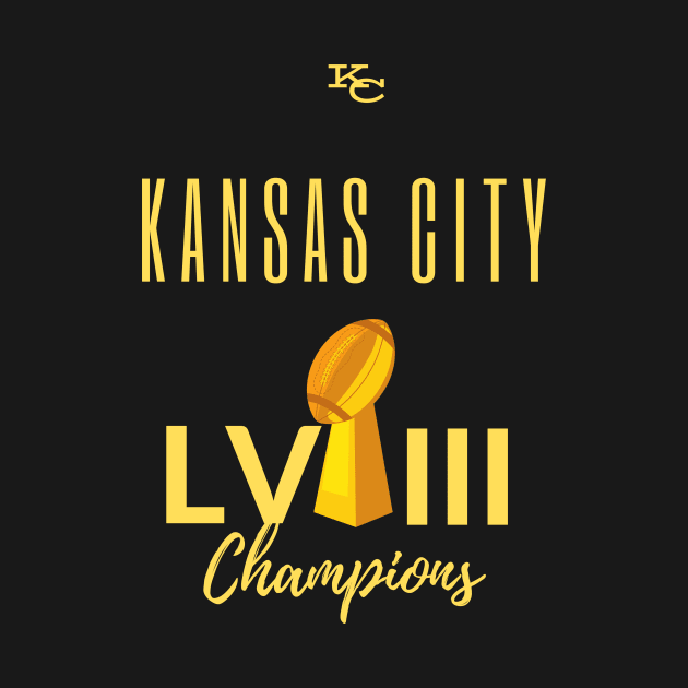 Kansas City LVIII Championship Tee by Buy Rite Merch