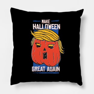 Trump Halloween Pumpkin Pillow
