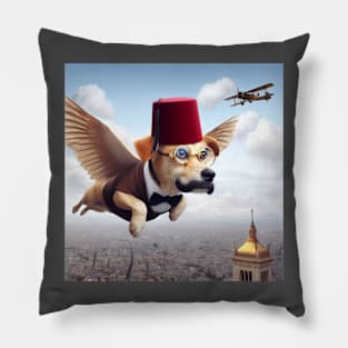 Flying Fez Dog Pillow