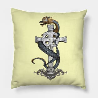 Dragon in the sky Pillow