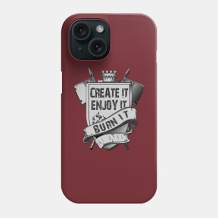 Create, Enjoy, Burn - Burning Man Inspired Phone Case