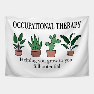 OT Helping you grow to your full potential color Tapestry