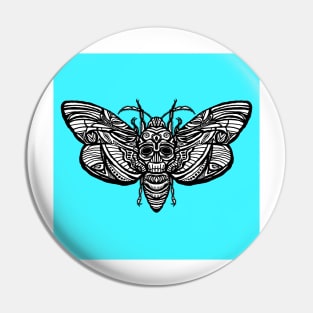 Death’s Head Moth Pin