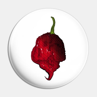 Habanero Chilli Pepper Sticker Spicy Hot Jalapeno Carolina Reaper Pin