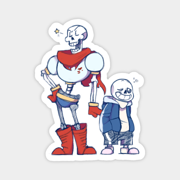 Undertale San Papyrus Undertale Magnet Teepublic