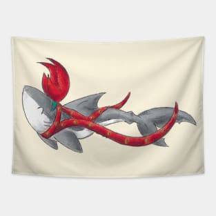 Lobster Claw Reindeer Tapestry