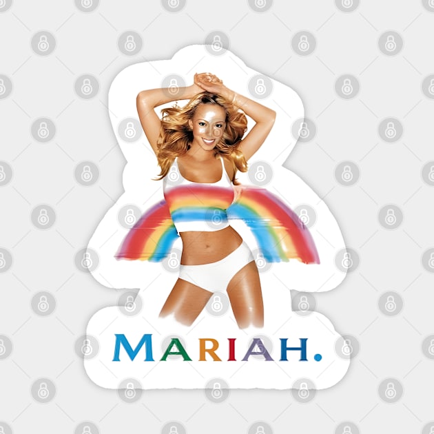 Rainbow Mariah Magnet by Foxt