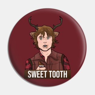 Sweet Tooth (with chocolate) T-Shirt Pin