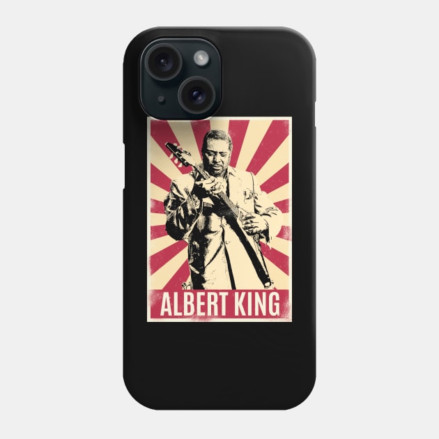 Retro Vintage Albert King Phone Case by Play And Create