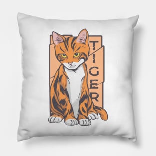 Cat Vs Tiger Pillow