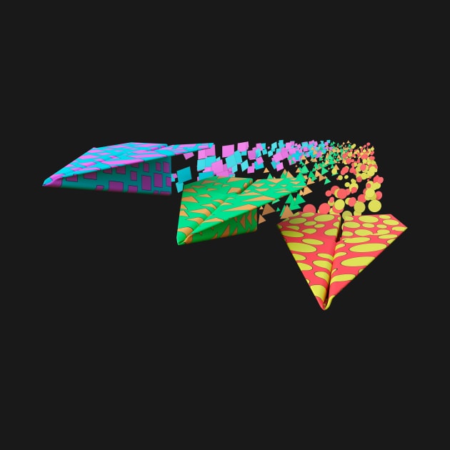 Colored Paper Planes by Tarasevi4