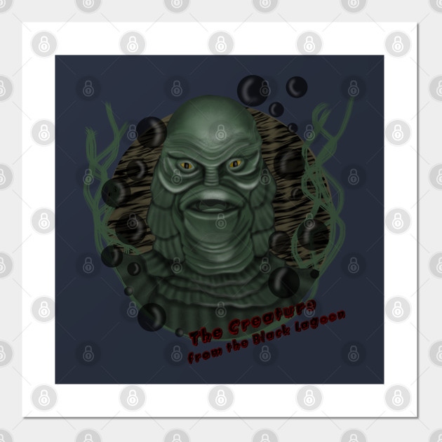 The Creature From The Black Lagoon Horror Movie Monsters Posters And Art Prints Teepublic
