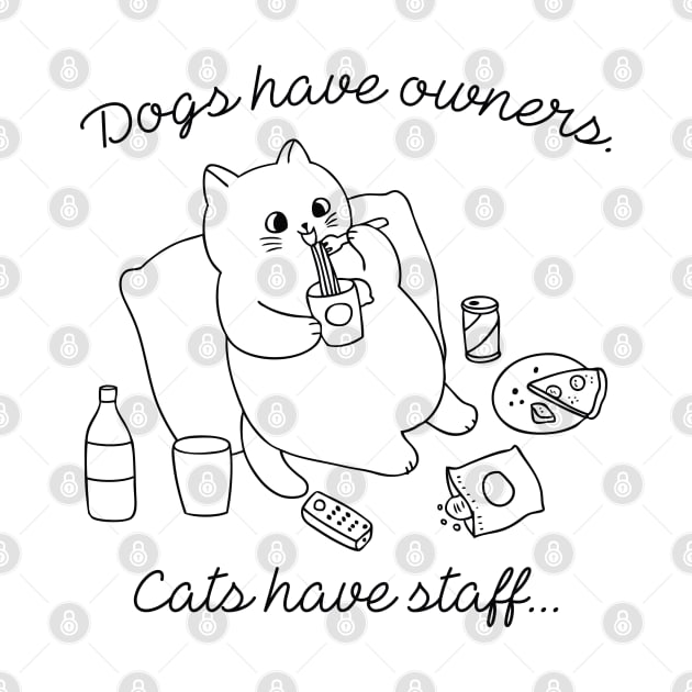 Cats Have Staff by LuckyFoxDesigns