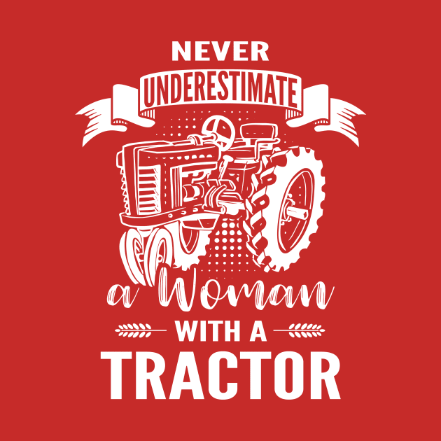 Tractor Woman by PinkInkArt