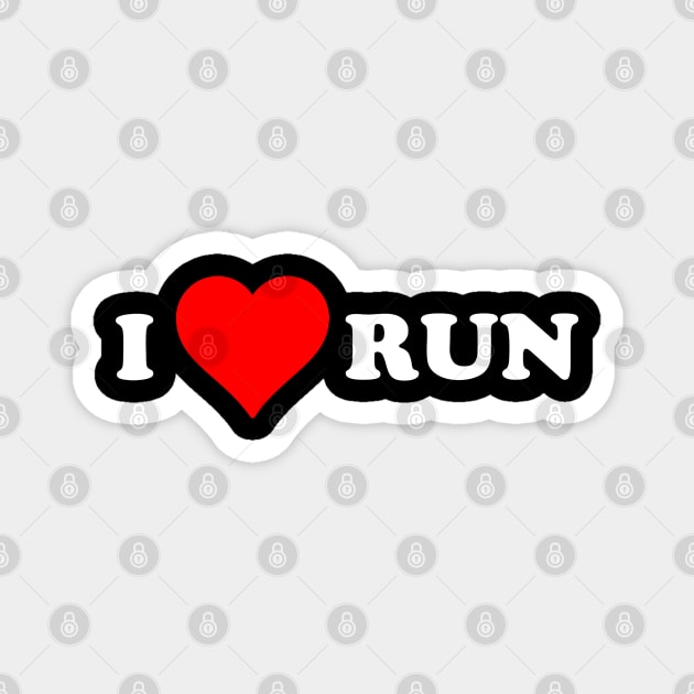 I love run Magnet by Dossol2024