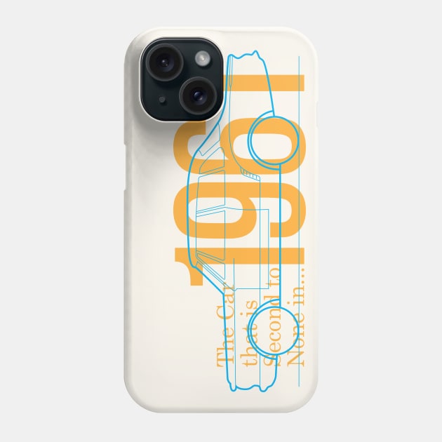 61 Valiant 2 Door Post - Second to None Phone Case by jepegdesign