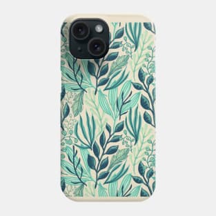 Leafy green forest Phone Case