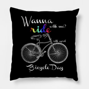 Bicycle Day Pillow