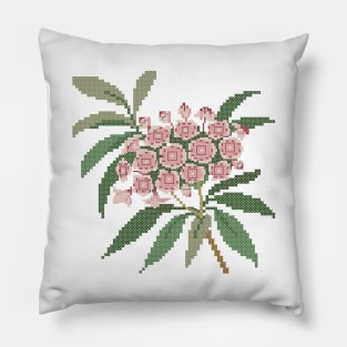 Connecticut Pennsylvania State Flower Mountain Laurel Pillow