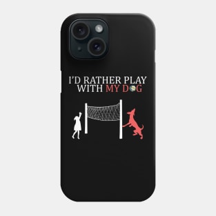 Volleyball Dog Hang With My Dog and Play Girls Gift Phone Case