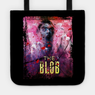 The Blob Strikes Back Classic Horror Genre Tee For Monster Movie Lovers Tote