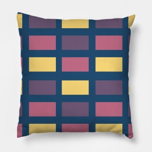 Tiled Rectangles Seamless Pattern 017#002 Pillow