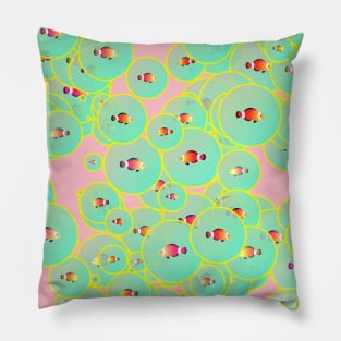 Clown fish and bubbles Pillow