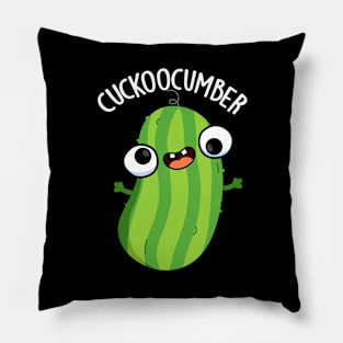 Cuckoocumber Funny Veggie Cucumber Pun Pillow