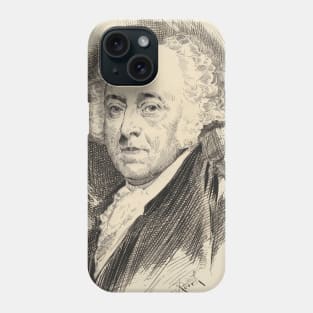 Portrait of John Adams Phone Case