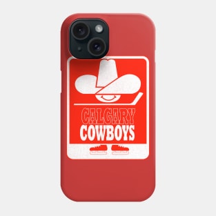 Vintage Calgary Cowboy Hockey Phone Case