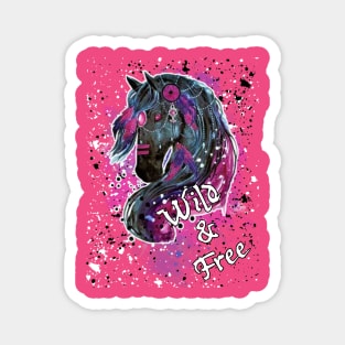 Wild and Free Magnet