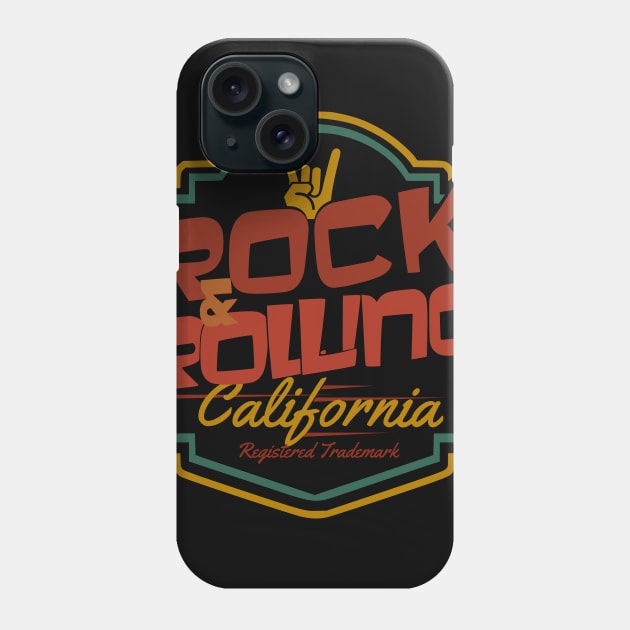 Rock n Rolling California Phone Case by SpaceWiz95
