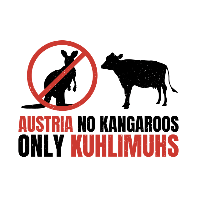 Funny Pun Austria No Kangaroos Only Kuhlimuhs by star trek fanart and more