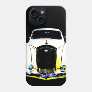 Wolseley 15/50 1950s British classic car high contrast Phone Case