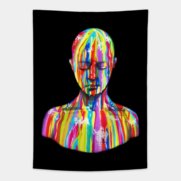 Dripping madness Tapestry by Psyca