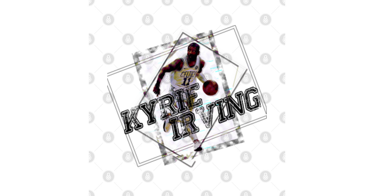 Knitting Art Painting Kyrie Irving Boston Celtics#11 ...