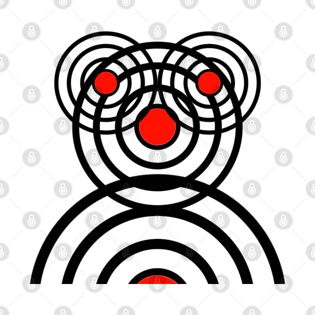 Circle Bear Awesome Design by radeckari25