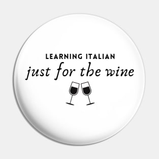 Learning Italian just for the wine Pin