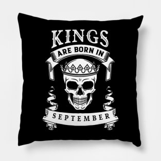 Kings Are Born In September Pillow