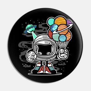 Robot birthday Party Pin