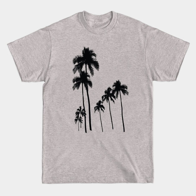 Disover Black Palms Palm Tree Silhouette Design Palm Springs Palm Desert Palm Beach Lovers - Palm Trees - T-Shirt