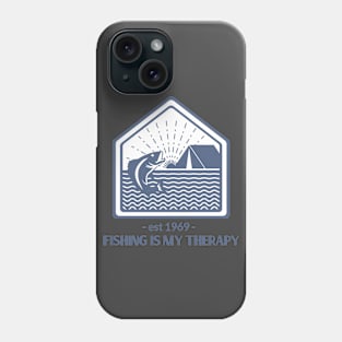 Fishing is my therapy 1 Phone Case