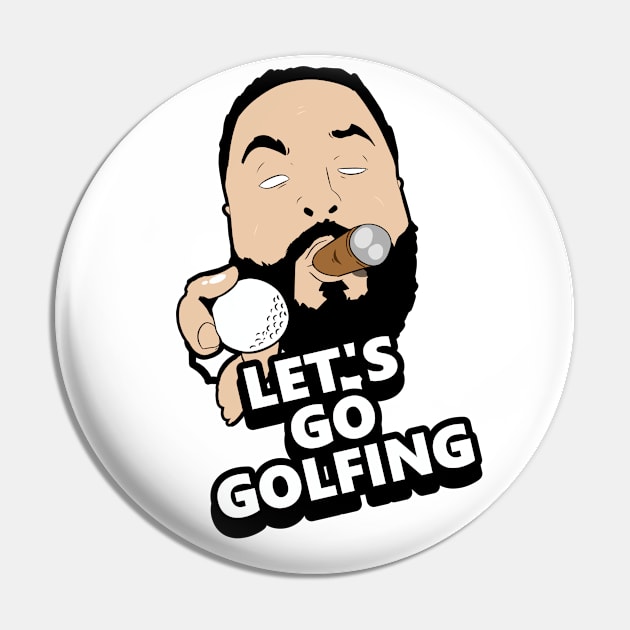 Let's go golfing - high quality Pin by Linys