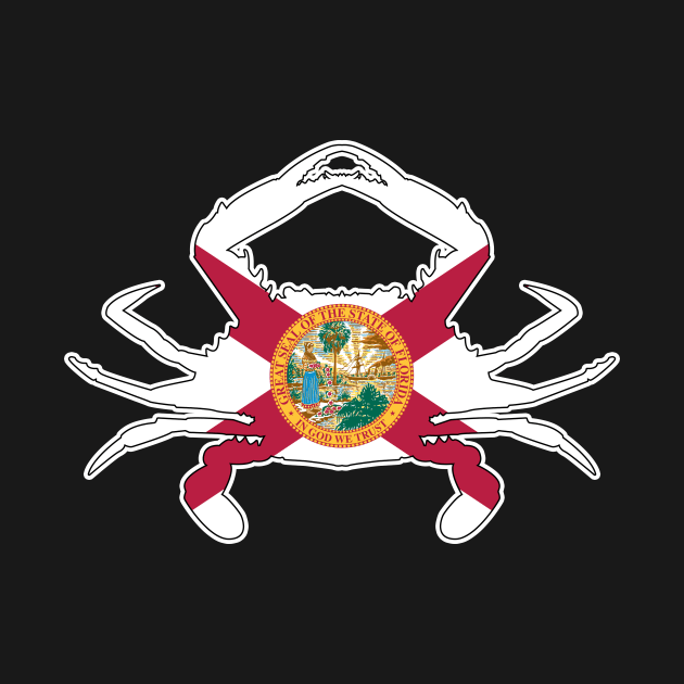 Florida Flag Crab by Wickedcartoons