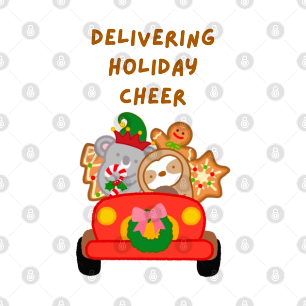 Delivering Holiday Cheer Christmas Car by theslothinme